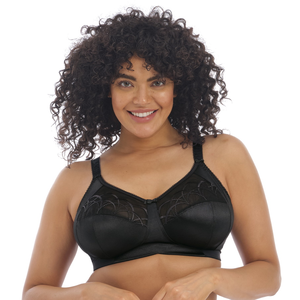 Elomi Cate Soft Cup Bra EL4033 - Latte/Black