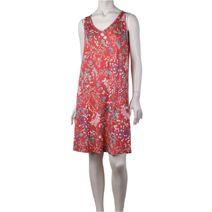 Essence Coral Print Sleeveless Nighty