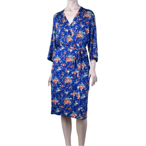 Essence Sapphire Flower Wrap Robe 